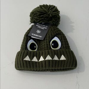 The Children's Place Green Monster Knit Hat